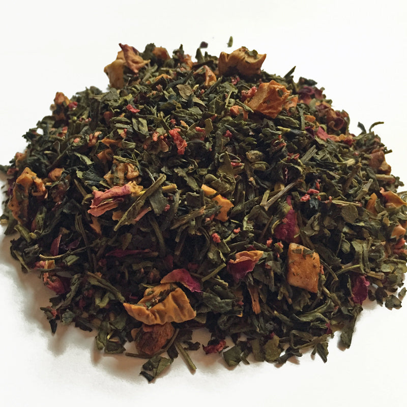 Louisa May Alcott's Green Tea Blend Pile