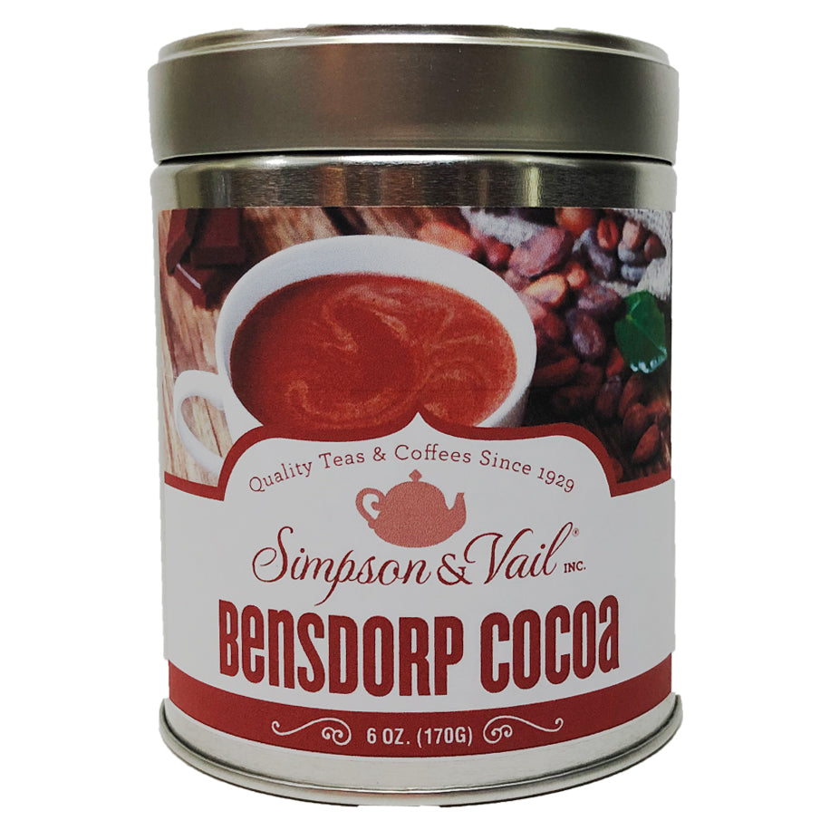 Bensdorp Cocoa, 6 oz. in silver Tin