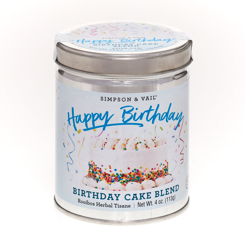 Birthday Cake Herbal Tea tin