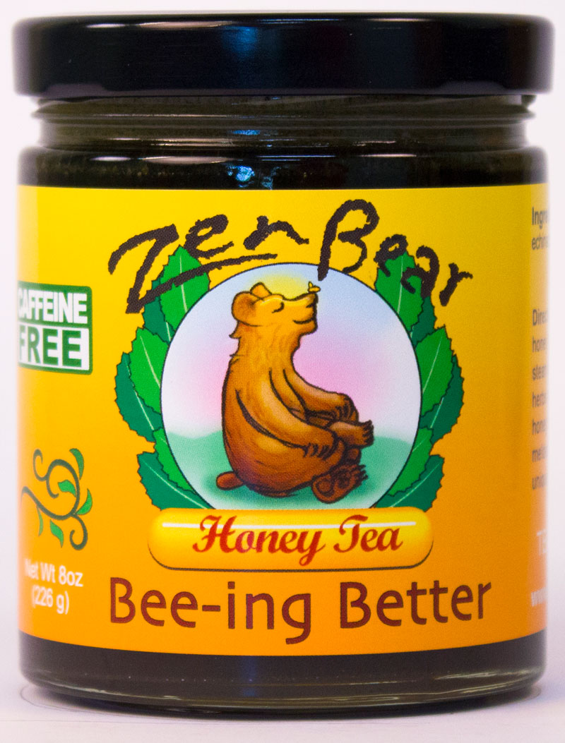 Zen Bear Honey, 8 oz jar