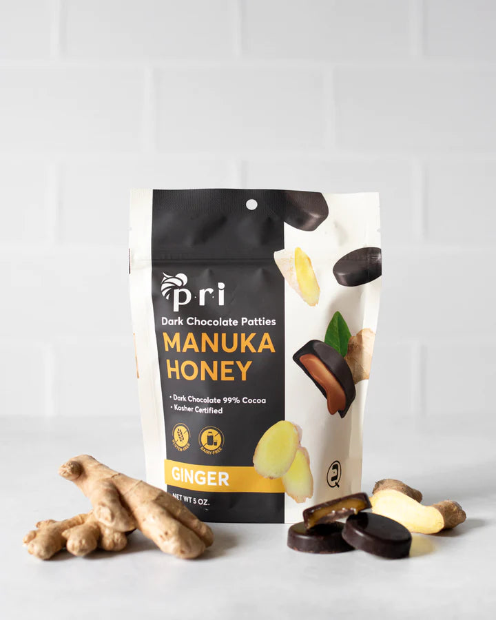 Manuka Honey Chocolate Patties, 5 oz bag