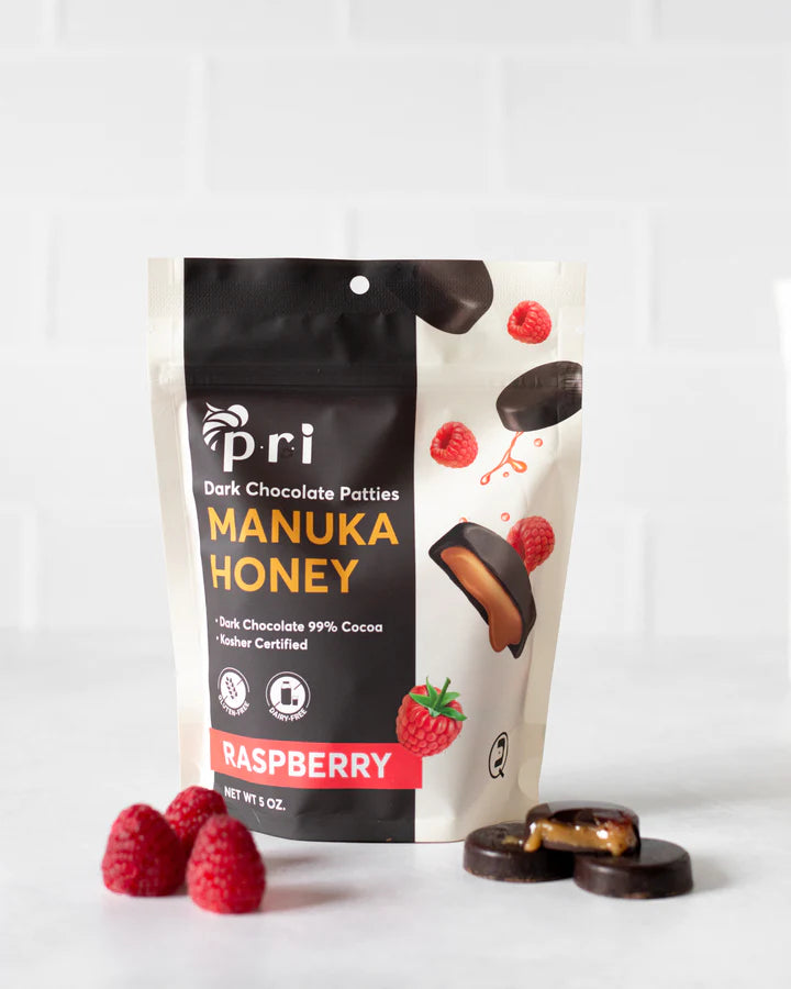 Manuka Honey Chocolate Patties, 5 oz bag