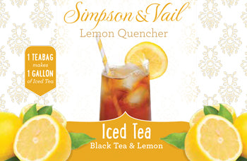 Lemon Quencher Black Iced Teabags
