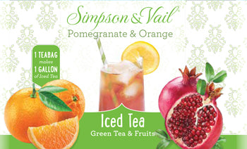 Pomegranate & Orange Green Fruits Iced Teabags