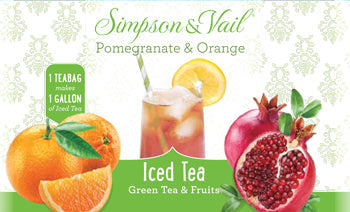 Pomegranate & Orange Green Fruits Iced Teabags - WS