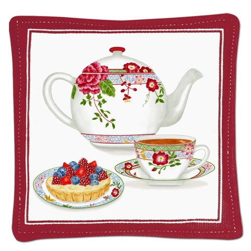 teaset and tart spiced mug mat