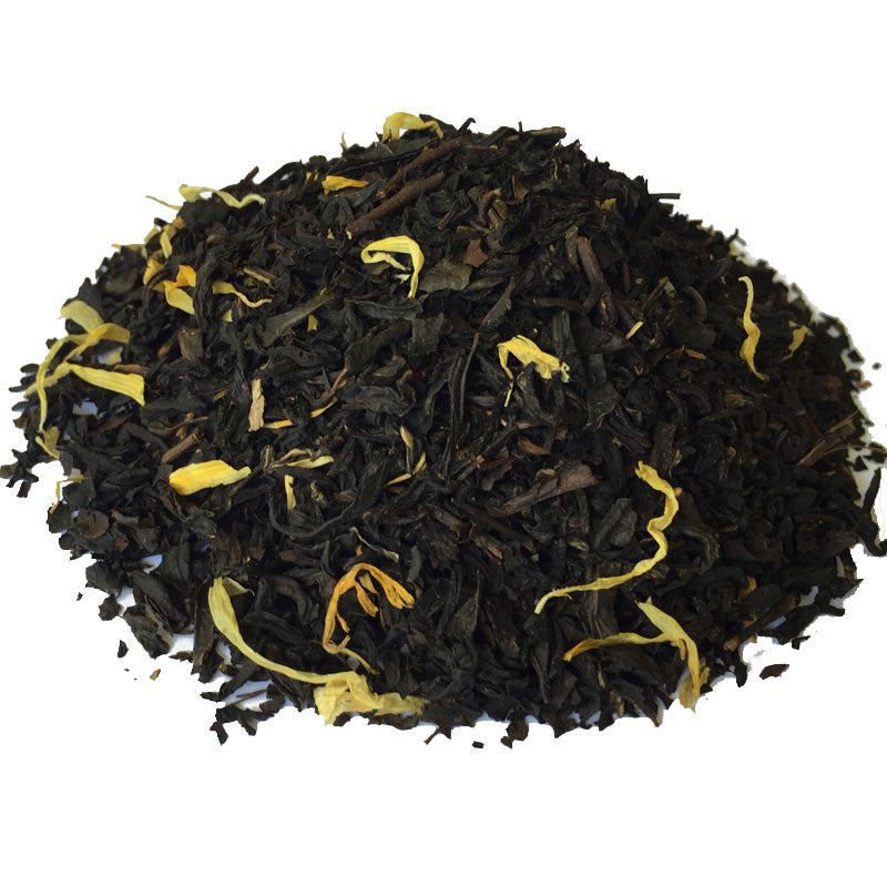 Salty Caramel Pumpkin Black Tea pile 