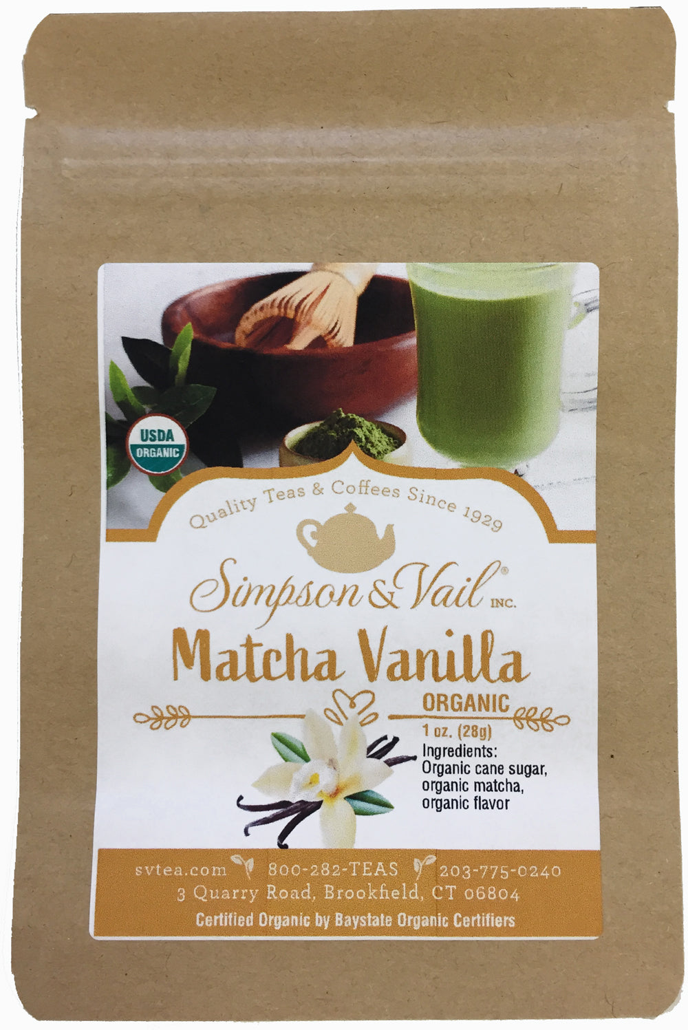 Matcha Vanilla, Organic