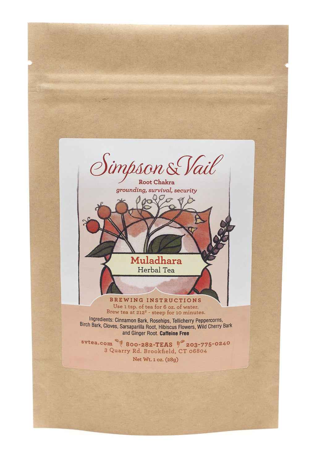 root chakra yoga tea package 