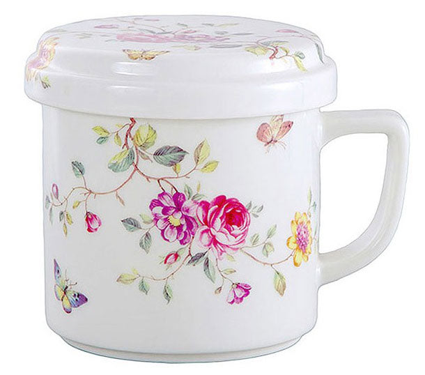 Floral Rhapsody Tea Infuser Mug