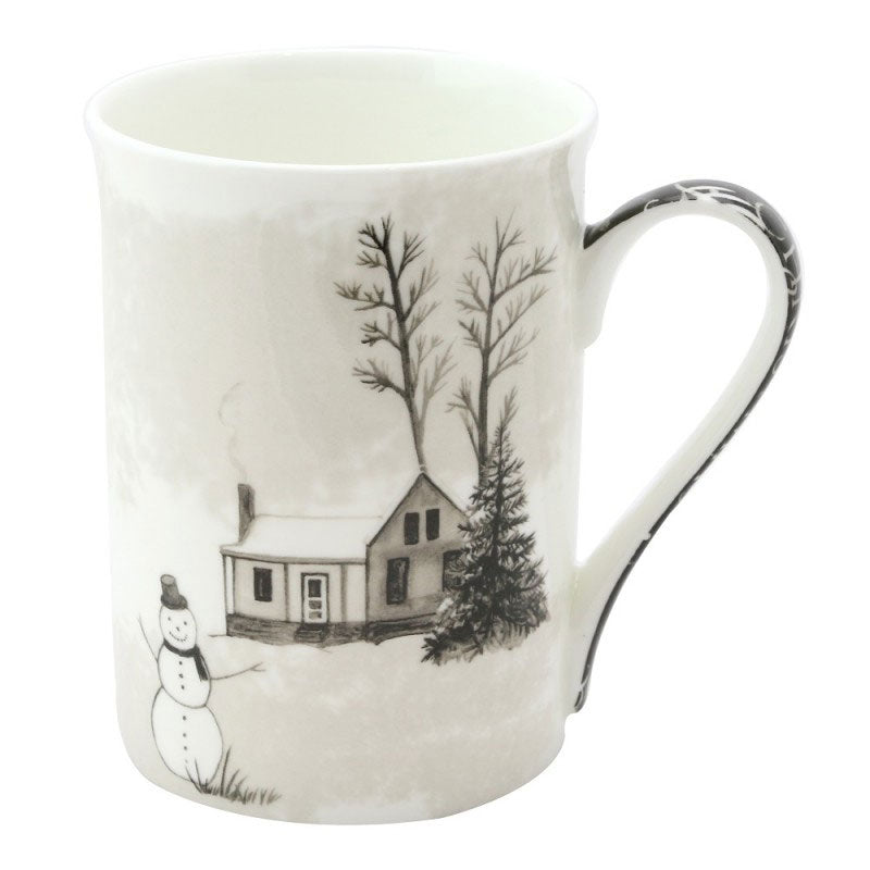 winter snowman mug 