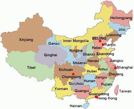 China tea growing regions