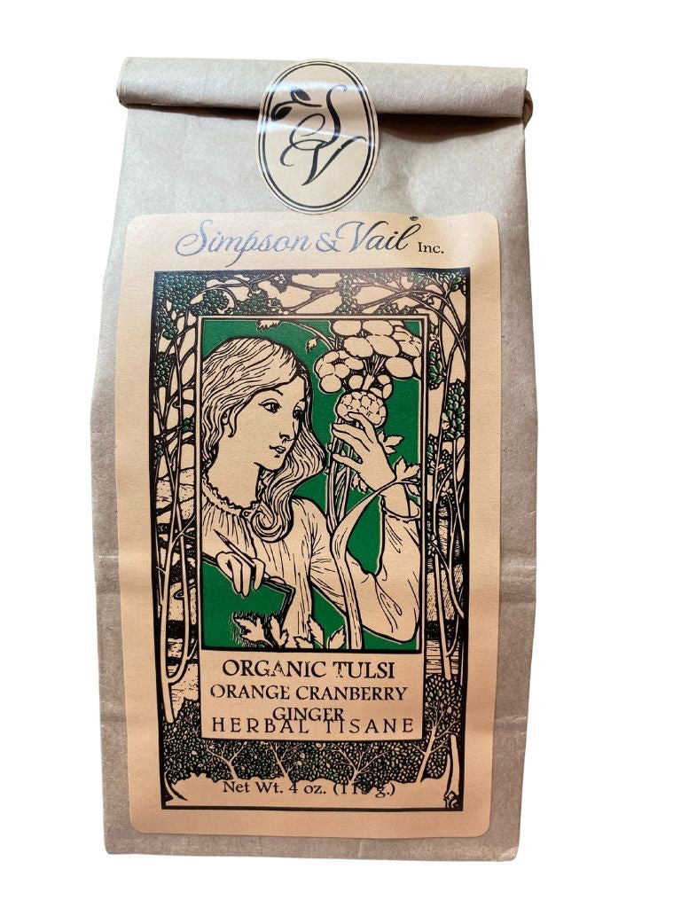 Tulsi Orange Cranberry Ginger Organic Herbal Tisane – Simpson & Vail