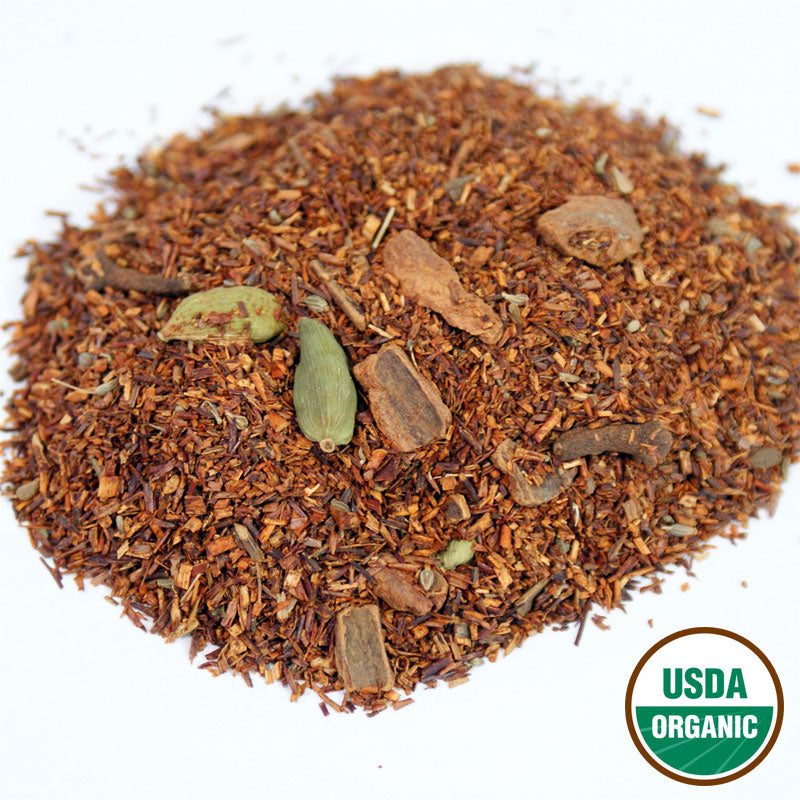 Rooibos Chai Herbal Tea Pile 