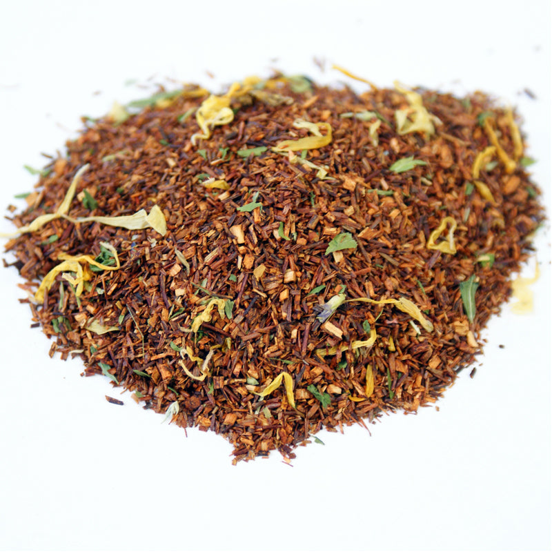 Rooibos Pear Herbal Tea Pile