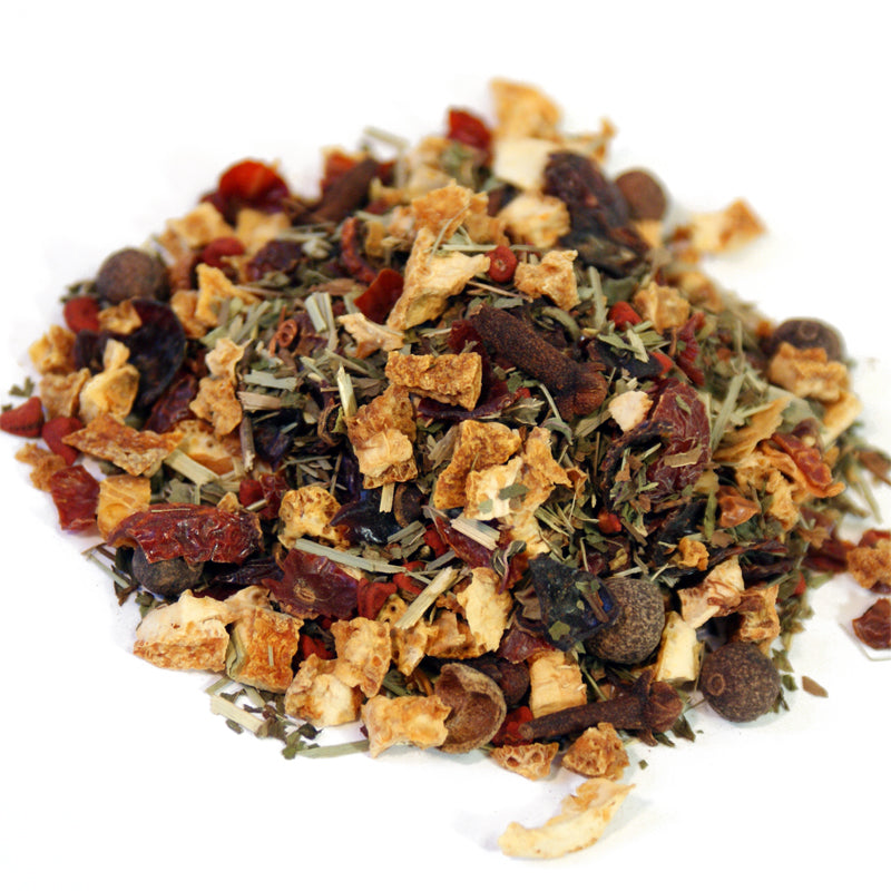 Sacral Chakra (Swadhisthana) Herbal Tea pile