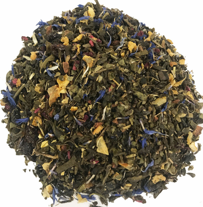 Figgy Pudding Green Tea blend